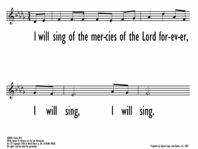 I WILL SING OF THE MERCIES-ppt