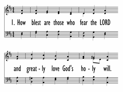 HOW BLEST ARE THOSE WHO FEAR THE LORD-ppt