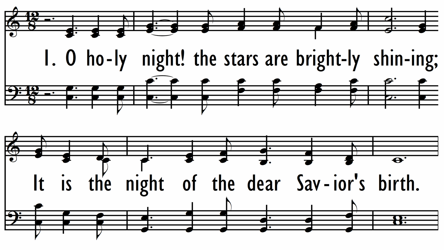 O Holy Night Lyrics