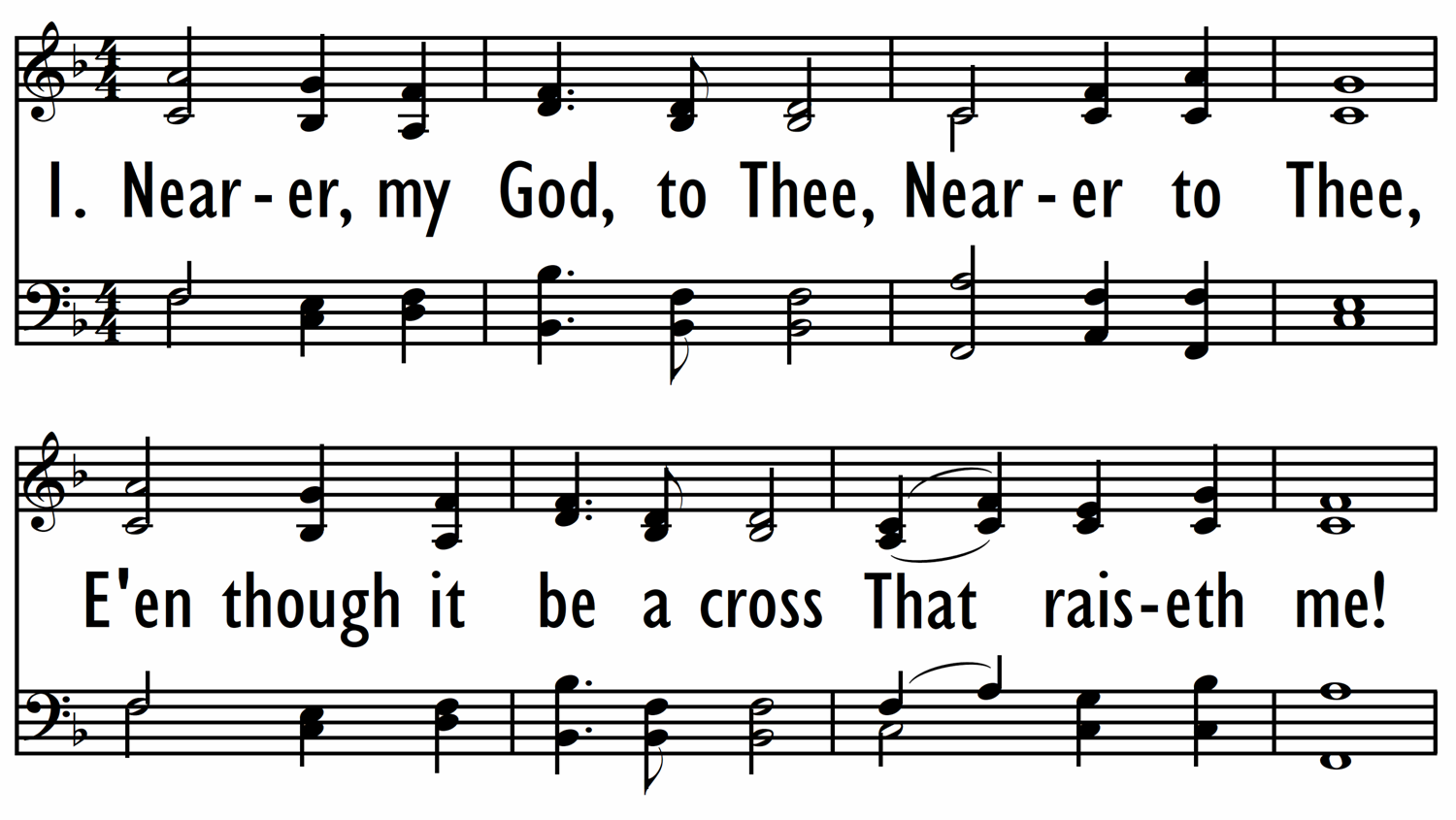 NEARER, MY GOD, TO THEE-ppt