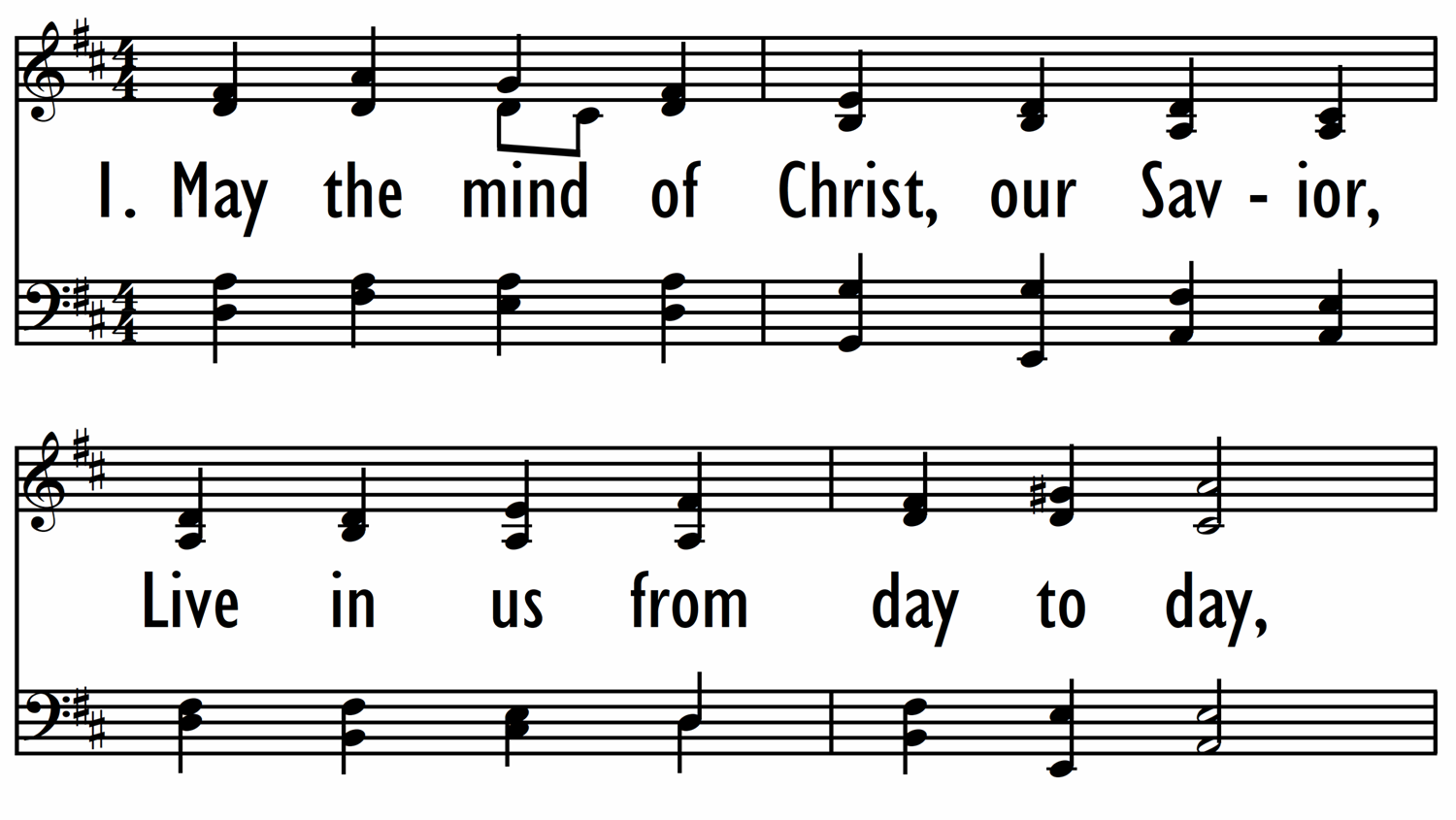 MAY THE MIND OF CHRIST, MY SAVIOR - We/us-ppt