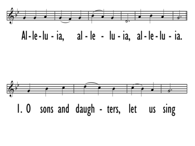 O SONS AND DAUGHTERS, LET US SING-ppt