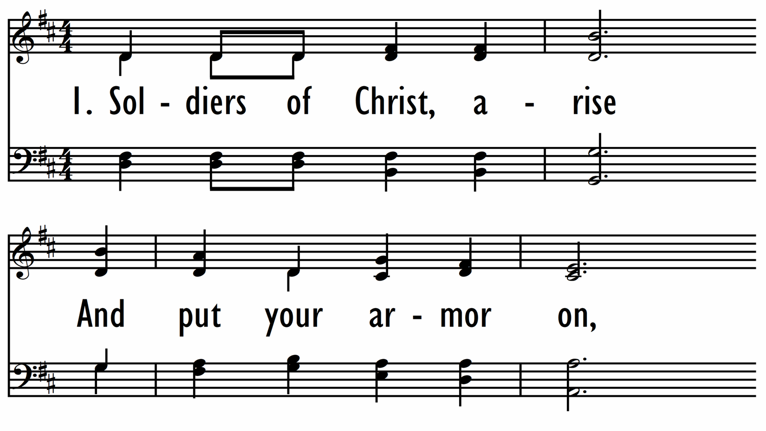 SOLDIERS OF CHRIST, ARISE-ppt