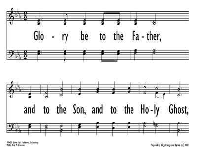 GLORY BE TO THE FATHER-ppt