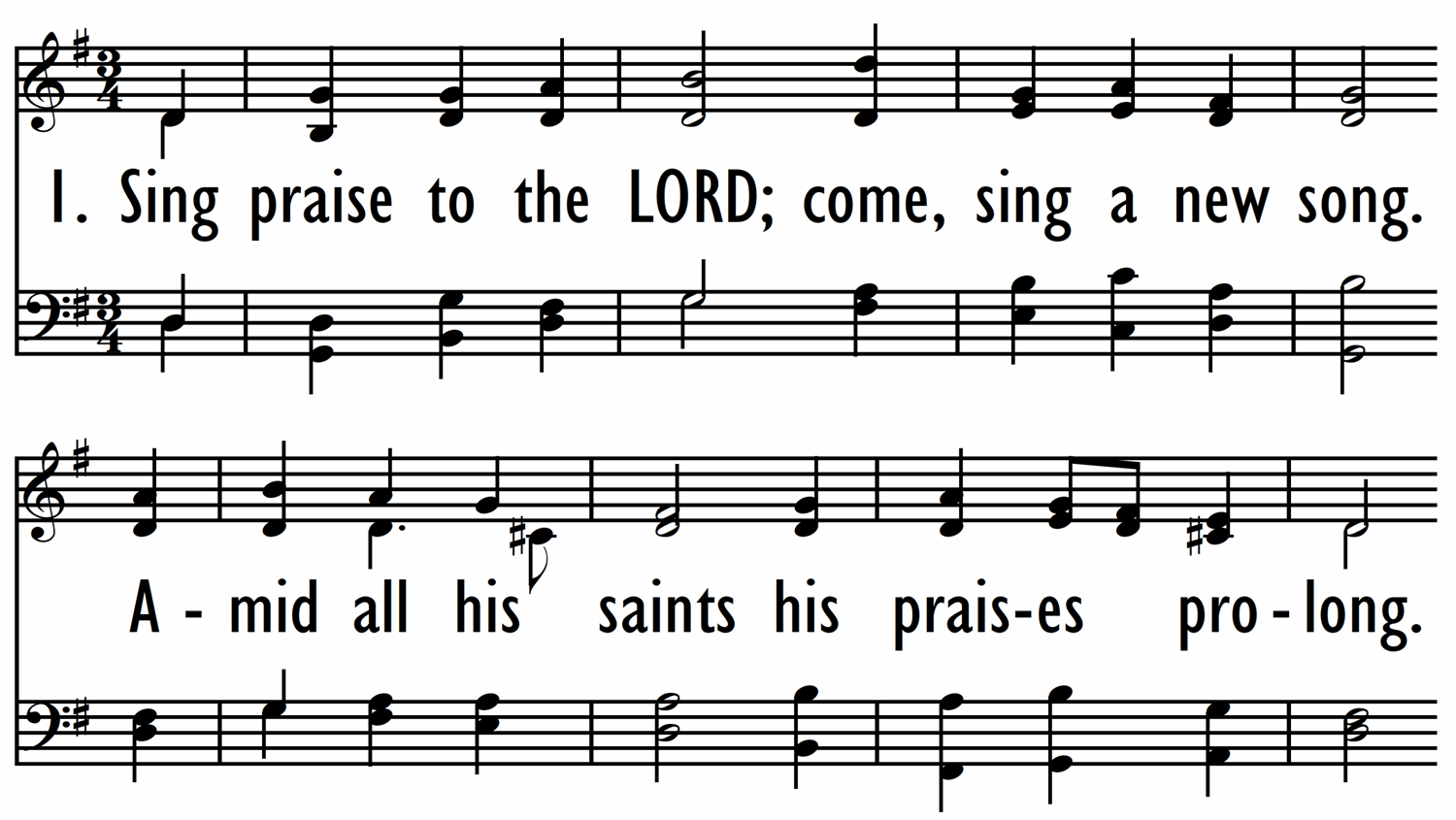SING PRAISE TO THE LORD-ppt