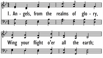ANGELS FROM THE REALMS OF GLORY with add’l verses-ppt