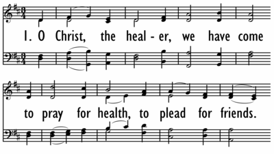 O CHRIST, THE HEALER-ppt