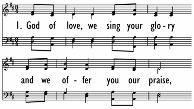 GOD OF LOVE, WE SING YOUR GLORY-ppt