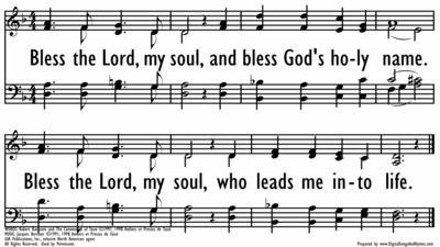 BLESS THE LORD, MY SOUL-ppt