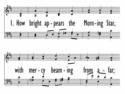 HOW BRIGHT APPEARS THE MORNING STAR | Digital Songs & Hymns