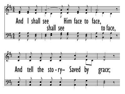 SAVED BY GRACE - Chorus only-ppt