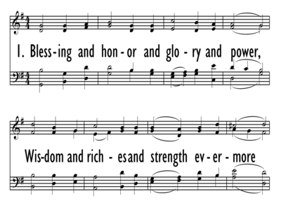 BLESSING AND HONOR-ppt