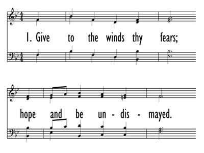 GIVE TO THE WINDS THY FEARS-ppt