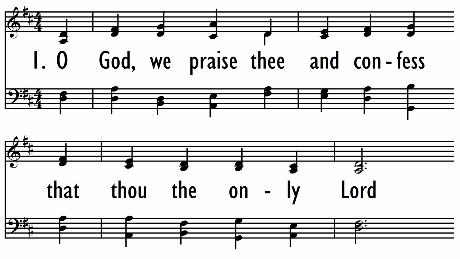 O GOD, WE PRAISE THEE | Digital Songs & Hymns