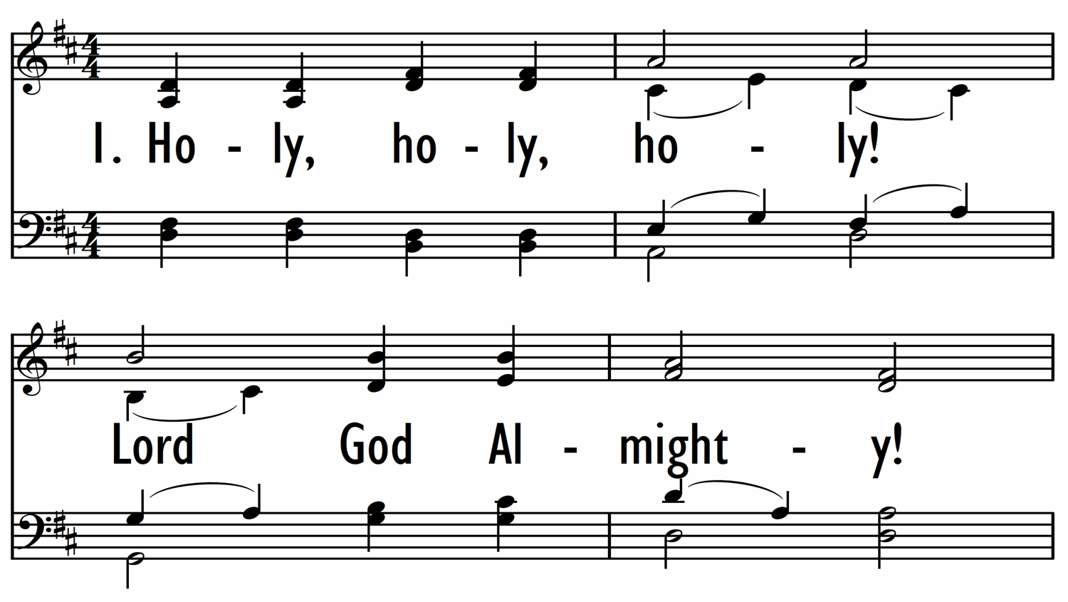 HOLY, HOLY, HOLY-ppt
