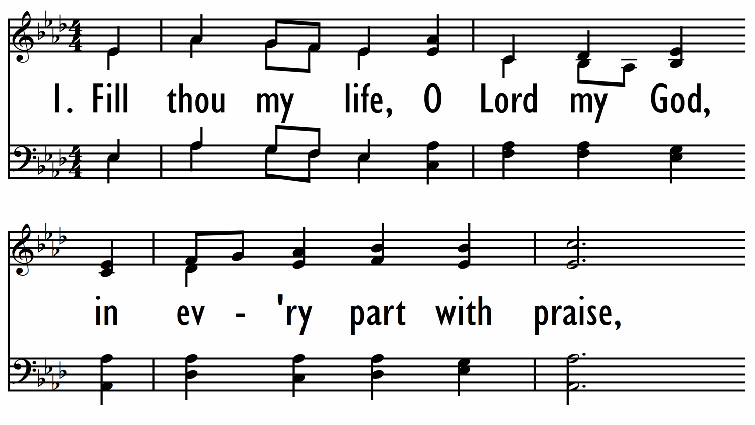 FILL THOU MY LIFE, O LORD MY GOD-ppt