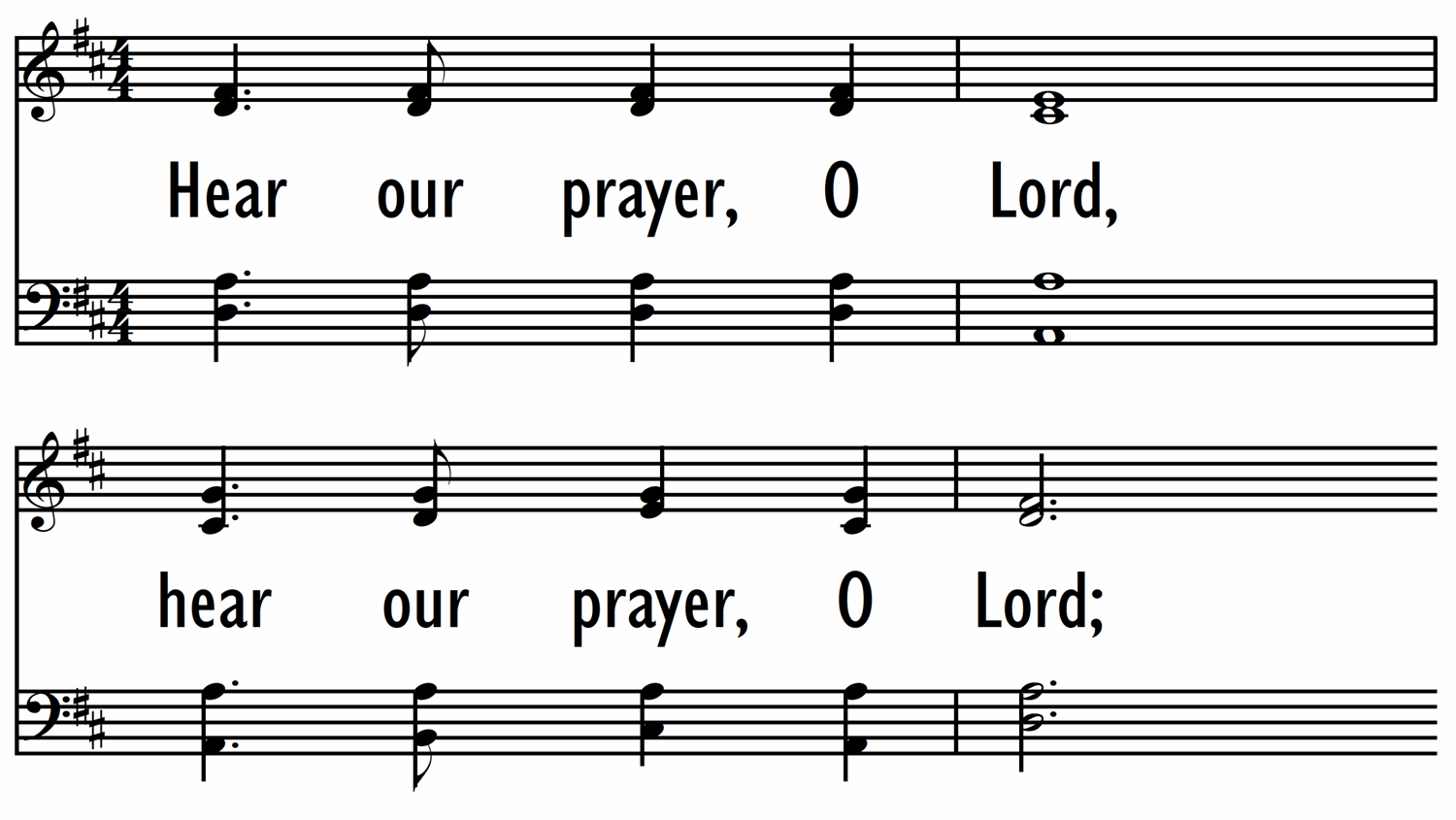 HEAR OUR PRAYER, O LORD-ppt