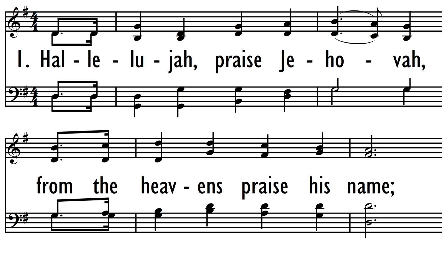 Hallelujah Praise Jehovah Digital Songs Hymns