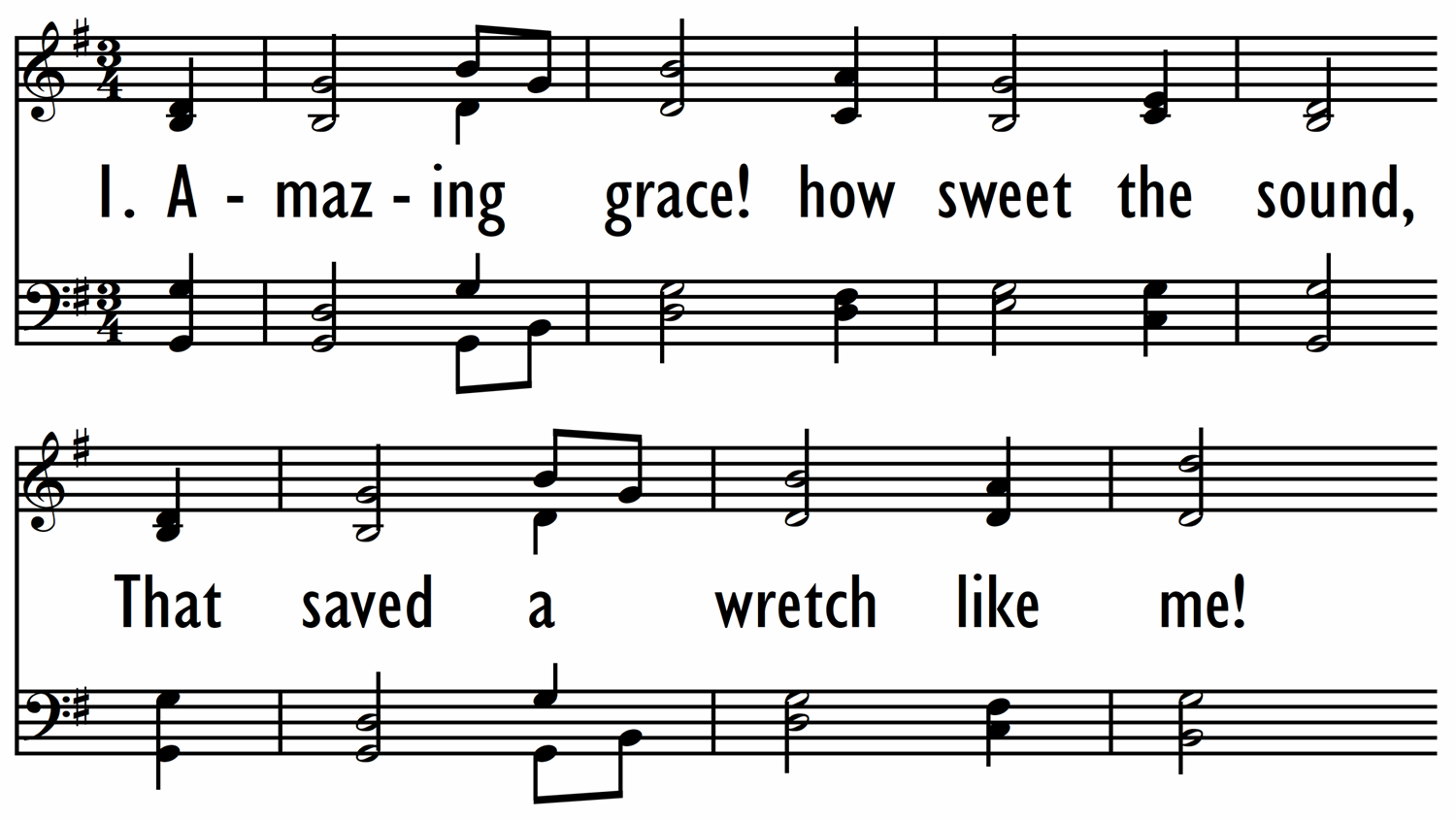 AMAZING GRACE! HOW SWEET THE SOUND-ppt