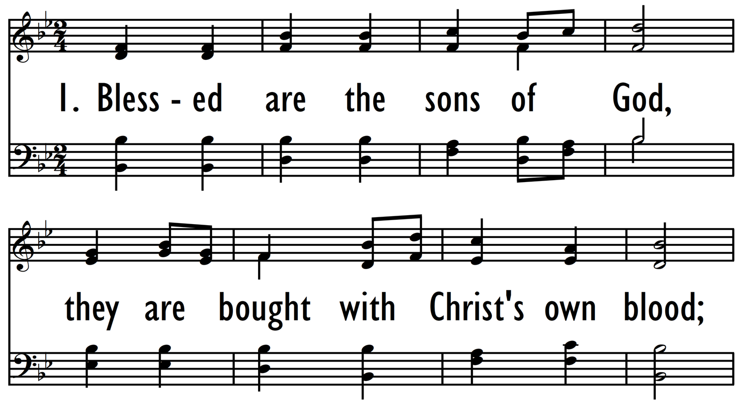 BLESSED ARE THE SONS OF GOD-ppt
