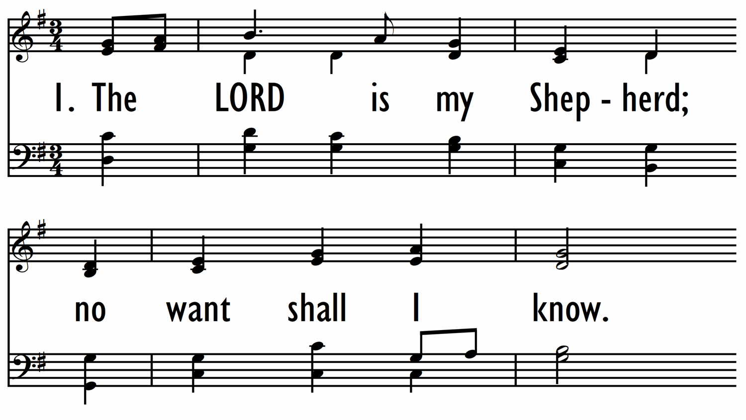 THE LORD IS MY SHEPHERD-ppt
