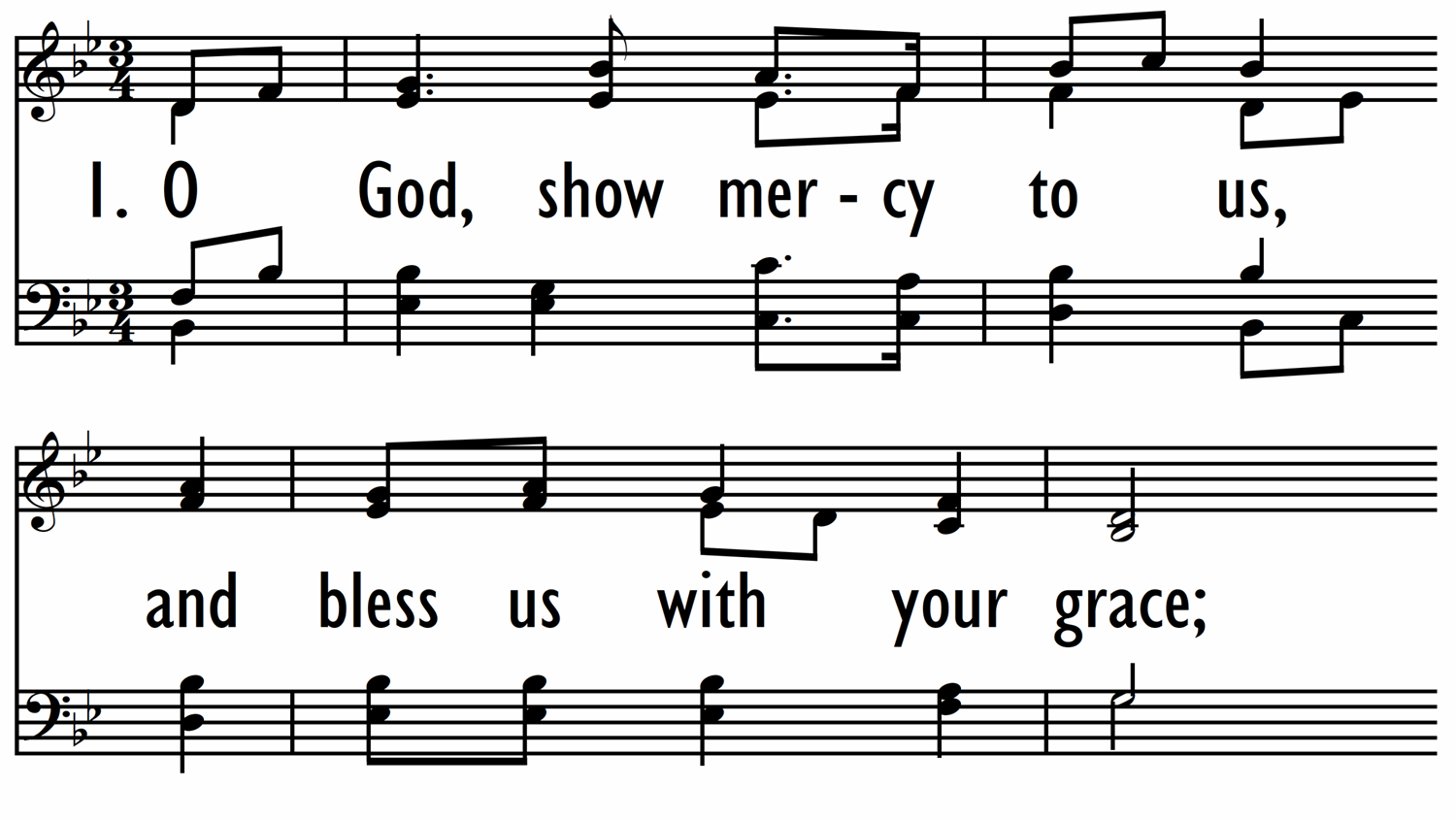 O GOD, SHOW MERCY TO US-ppt
