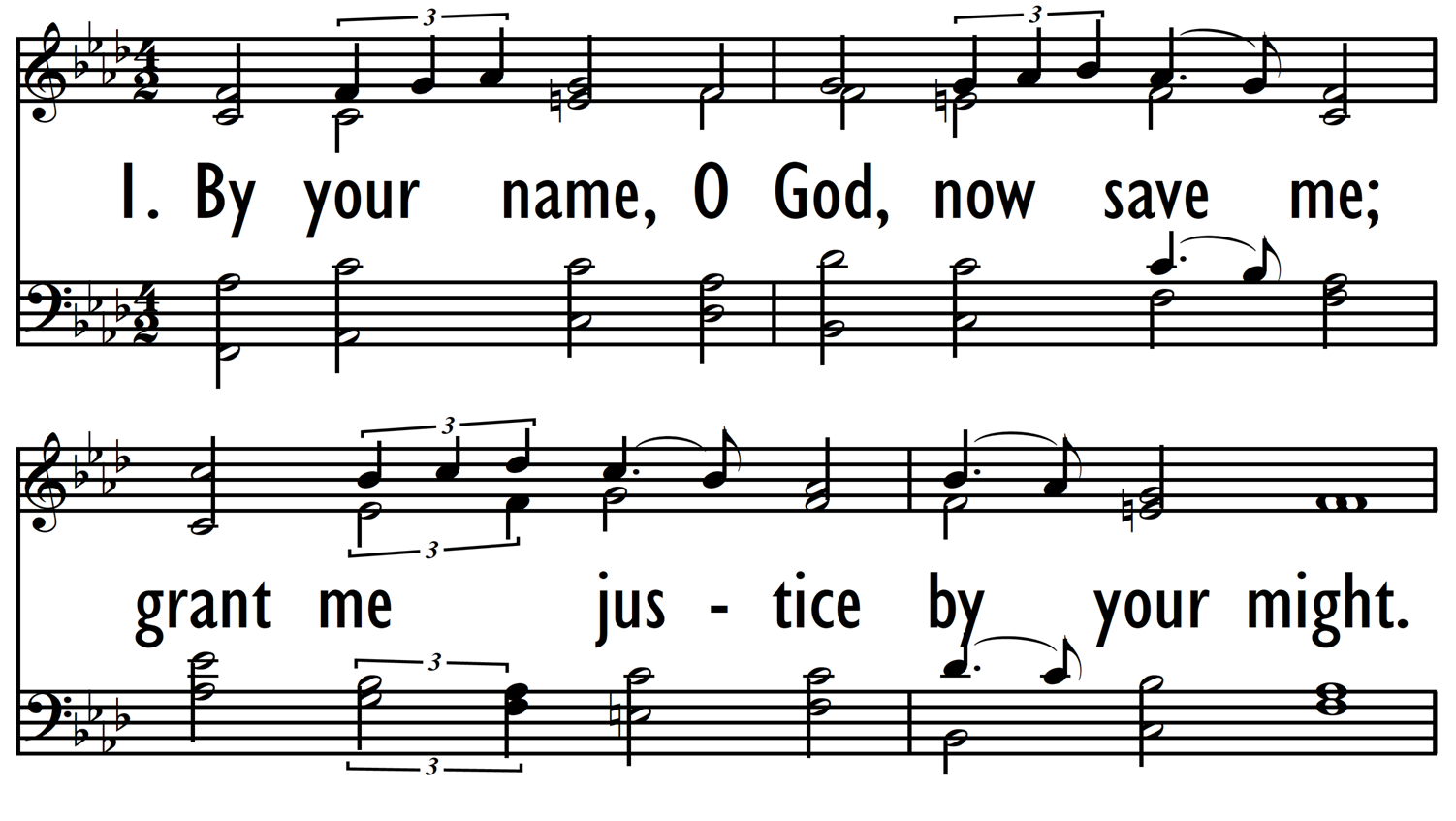 BY YOUR NAME, O GOD, NOW SAVE ME-ppt
