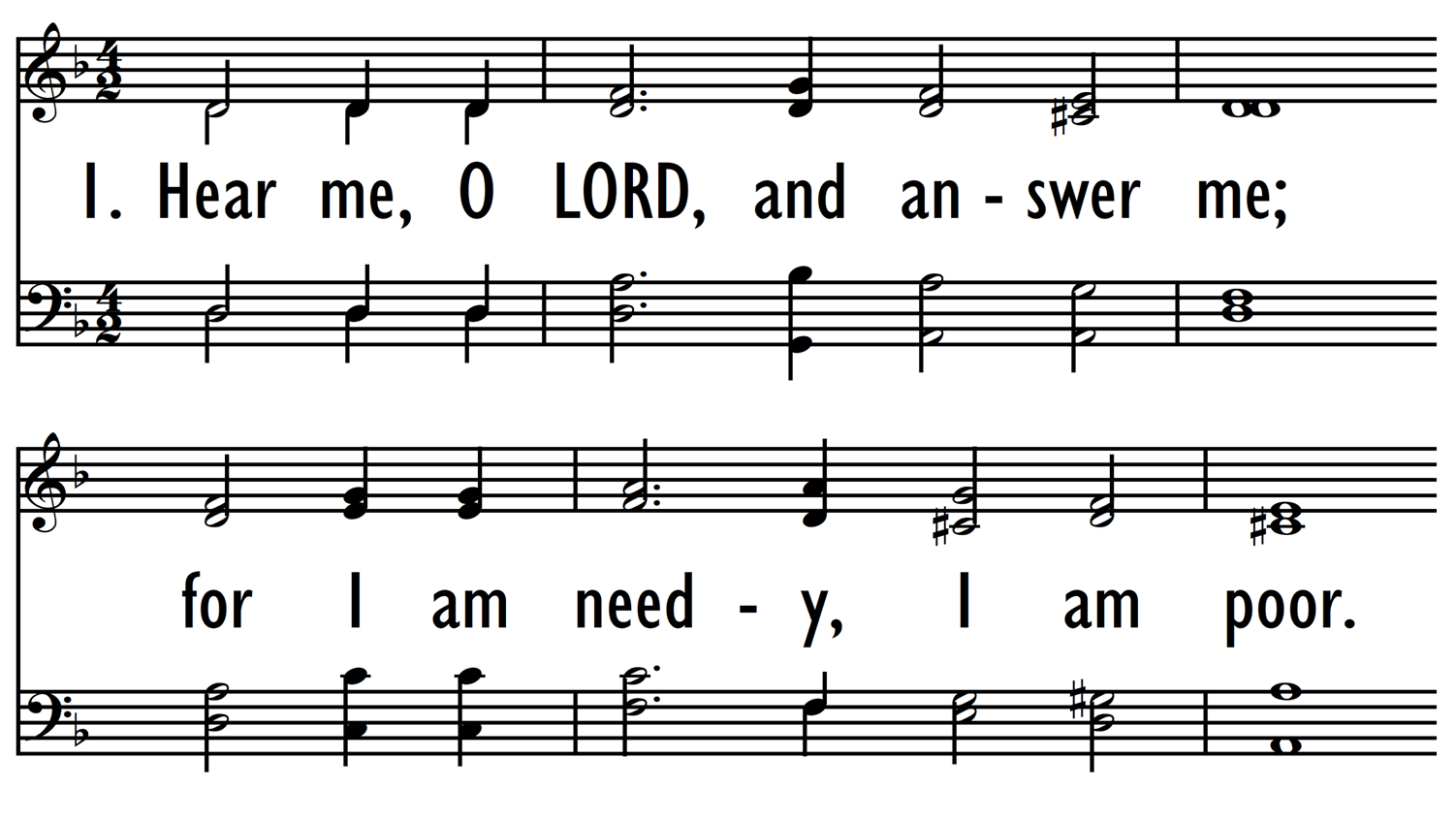 HEAR ME, O LORD, AND ANSWER ME-ppt