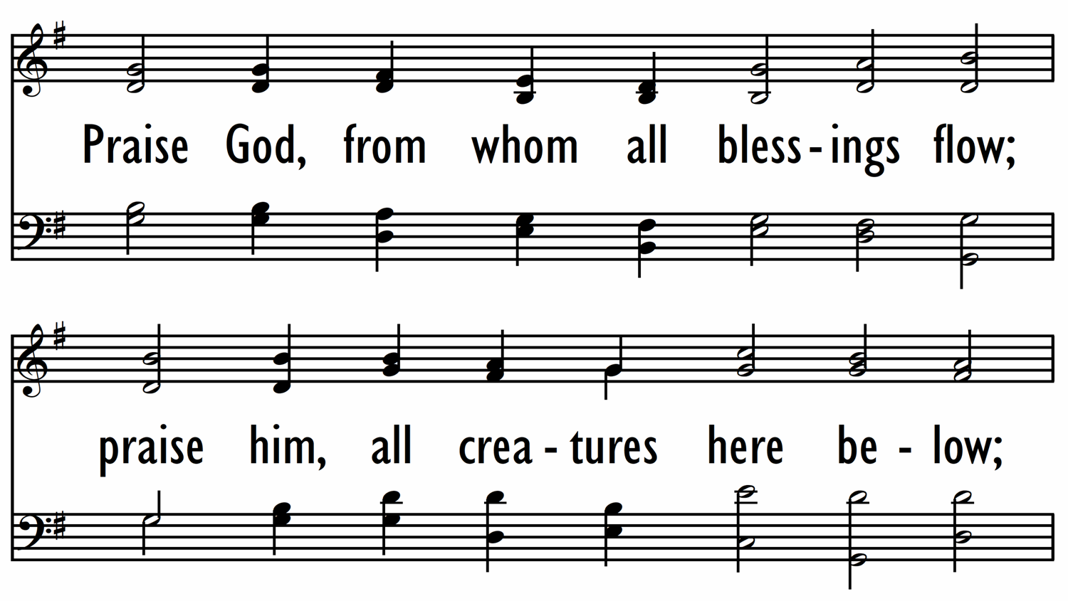 PRAISE GOD, FROM WHOM ALL BLESSINGS FLOW-ppt