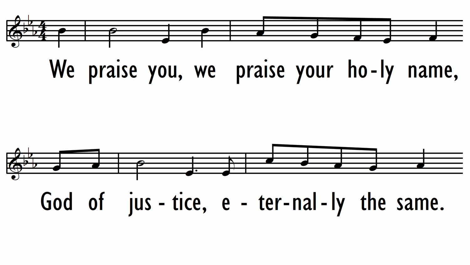 WE PRAISE YOU (LAUDATE, LAUDATE DOMINUM)-ppt
