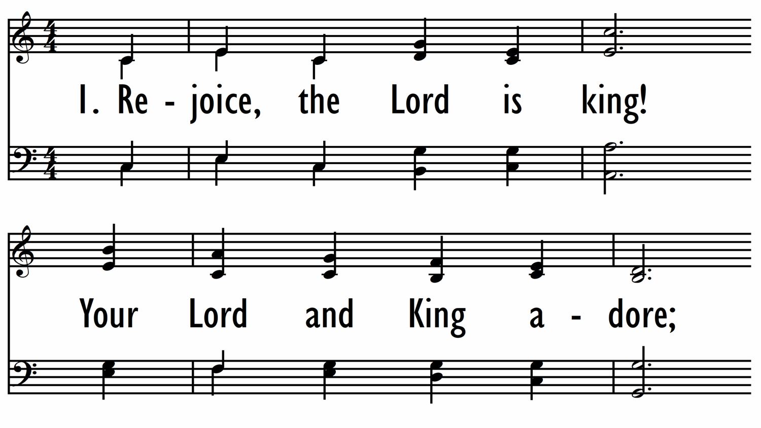 REJOICE, THE LORD IS KING!-ppt