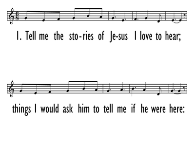 TELL ME THE STORIES OF JESUS - Lead Line-ppt