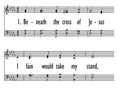 jesus keep me near the cross lyrics and chords key of a